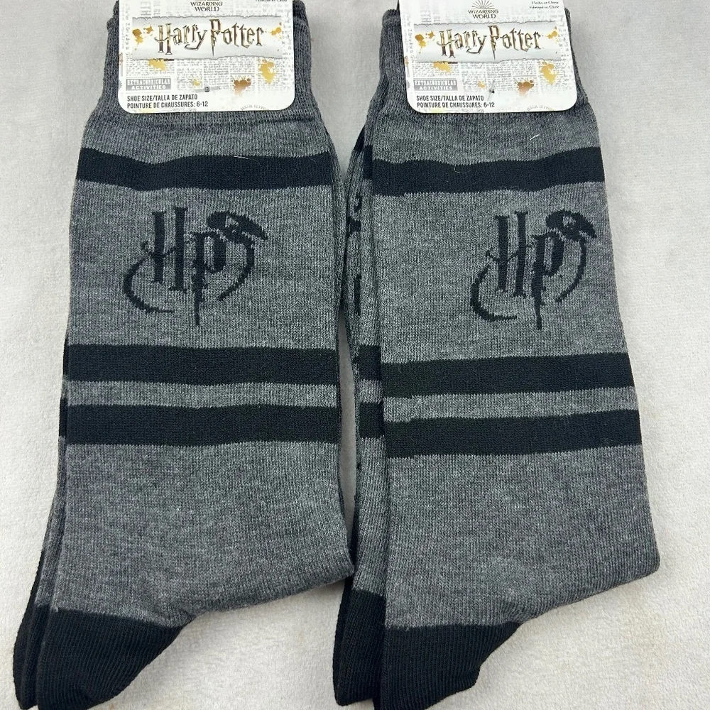 NWT Harry Potter socks - 2 pairs, size 6-12‎
